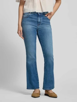 Jeansy o kroju slim fit z mieszanki bawełny model 'RAPALLO' Weekend Max Mara