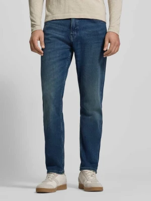 Jeansy o kroju slim fit z mieszanki bawełny model ‘SMU ONYX’ Boss Orange