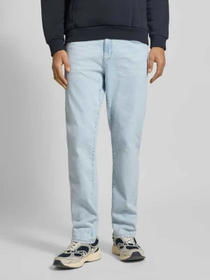 Jeansy o kroju slim fit z mieszanki bawełny model ‘WEFT’ Only & Sons