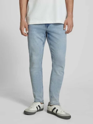 Jeansy o kroju slim fit z mieszanki bawełny z dodatkiem wiskozy model 'LOOM' Only & Sons Jasnoniebieski