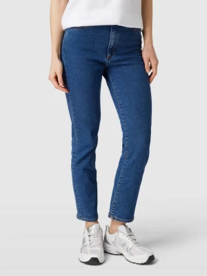 Jeansy o kroju slim fit z naszywką z logo model ‘LEJAANI’ ARMEDANGELS