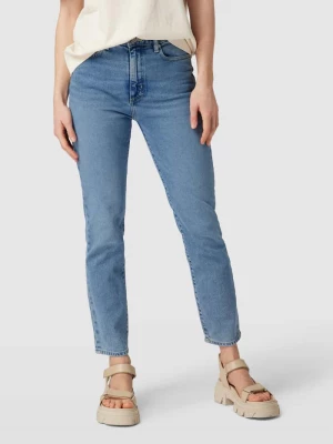 Jeansy o kroju slim fit z naszywką z logo model ‘LEJAANI’ ARMEDANGELS