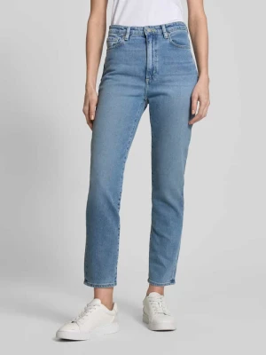 Jeansy o kroju slim fit z naszywką z logo model ‘LEJAANI’ ARMEDANGELS