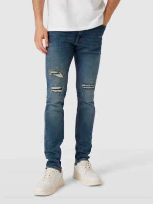 Jeansy o kroju slim fit z przetarciami model ‘BLEECKER’ Tommy Hilfiger