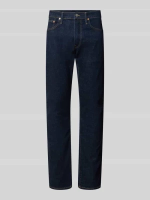 Jeansy o kroju slim fit z tkaniną stylizowaną na denim o surowym wykończeniu Polo Ralph Lauren Niebieski
