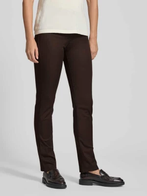 Jeansy o kroju slim fit z wpuszczanymi kieszeniami i kieszeniami z tyłu Christian Berg Woman