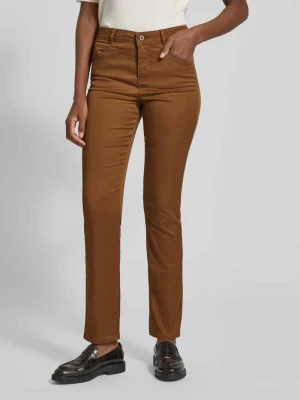 Jeansy o kroju slim fit z wpuszczanymi kieszeniami i kieszeniami z tyłu Christian Berg Woman