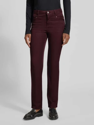 Jeansy o kroju slim fit z wpuszczanymi kieszeniami i kieszeniami z tyłu Christian Berg Woman