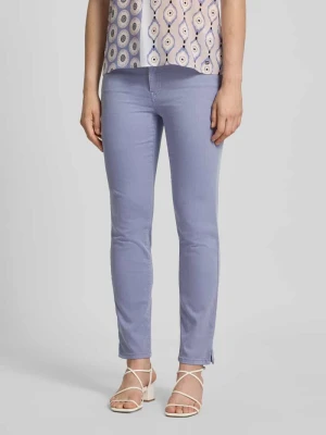 Jeansy o kroju slim fit z wpuszczanymi kieszeniami Marc Cain