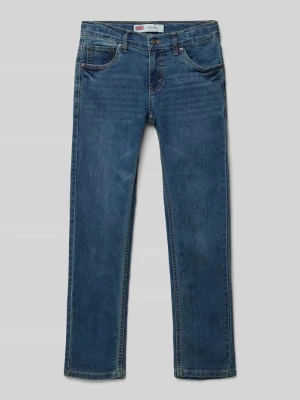 Jeansy o kroju slim fit z wpuszczanymi kieszeniami model ‘511’ Levi’s® Kids