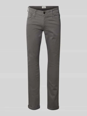 Jeansy o kroju slim fit z wpuszczanymi kieszeniami model ‘GLENN’ jack & jones