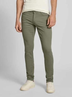 Jeansy o kroju slim fit z wpuszczanymi kieszeniami model ‘GLENN’ jack & jones