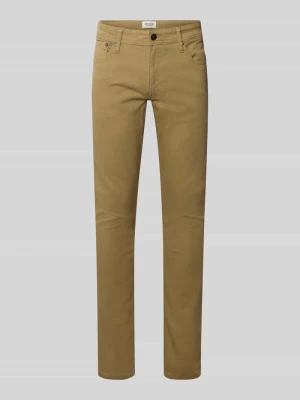 Jeansy o kroju slim fit z wpuszczanymi kieszeniami model ‘GLENN’ jack & jones