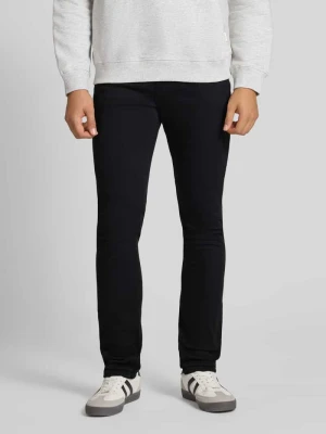 Jeansy o kroju slim fit z wpuszczanymi kieszeniami model ‘GLENN’ jack & jones