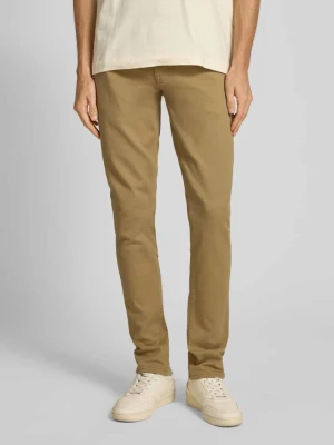 Jeansy o kroju slim fit z wpuszczanymi kieszeniami model ‘GLENN’ jack & jones
