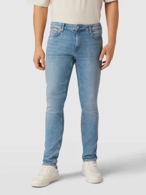 Jeansy o kroju slim fit z wpuszczanymi kieszeniami model ‘LOOM’ Only & Sons