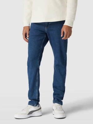 Jeansy o kroju slim fit z wyhaftowanym logo Calvin Klein Jeans