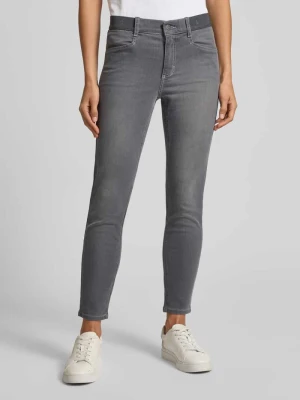 Jeansy o kroju slim fit z wyhaftowanym logo model ‘Ornella’ Angels
