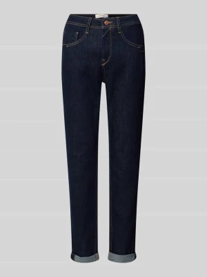 Jeansy o kroju slim fit z zakończeniem z podwinięciem Gang Ciemnoniebieski