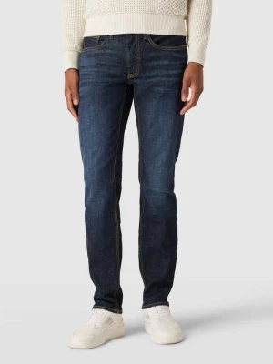 Jeansy o kroju slim fit ze szwami w kontrastowym kolorze model ‘CHRIS’ BRAX