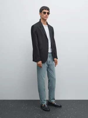 Jeansy O Kroju Slim - Jasnoniebieski - - Massimo Dutti - Mężczyzna
