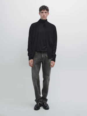 Jeansy O Kroju Slim - Szary - - Massimo Dutti - Mężczyzna