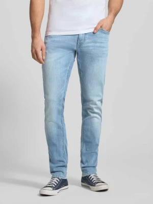 Jeansy o kroju slim taper z mieszanki bawełny model ‘SPIKE’ Pepe Jeans