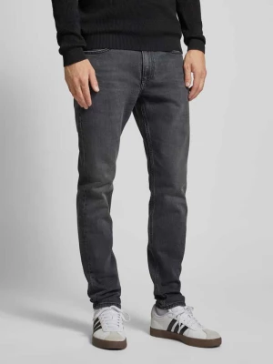 Jeansy o kroju slim tapered fit z 5 kieszeniami Calvin Klein Jeans