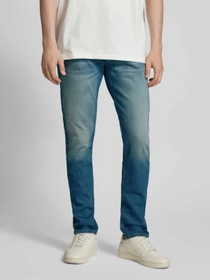 Jeansy o kroju slim tapered fit z 5 kieszeniami Calvin Klein Jeans