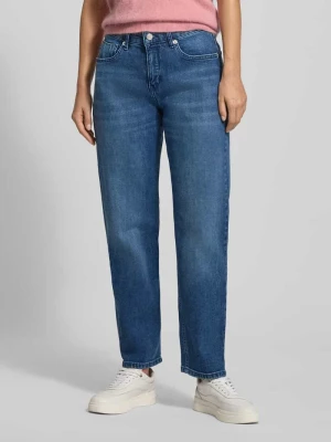 Jeansy o kroju straight fit MAC Niebieski