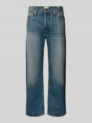 Jeansy o kroju straight fit model 'TED' Jack&Jones Jeansowy niebieski