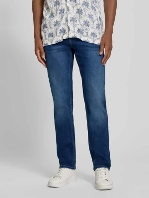 Jeansy o kroju straight fit w 5 kieszeni model 'Mitch' JOOP! Niebieski