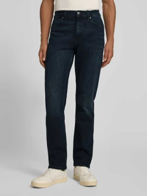 Jeansy o kroju straight fit w 5 kieszeni model 'WEST' Lee