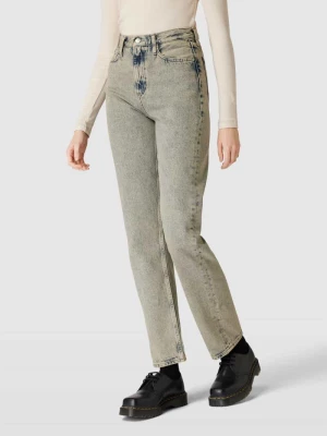Jeansy o kroju straight fit z 5 kieszeniami Calvin Klein Jeans