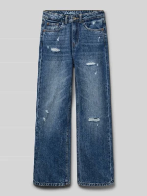 Jeansy o kroju straight fit z 5 kieszeniami Garcia