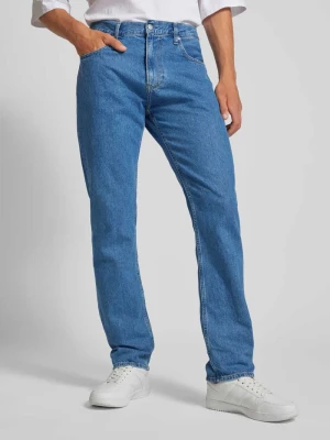 Jeansy o kroju straight fit z 5 kieszeniami model ‘AUTHENTIC’ Calvin Klein Jeans