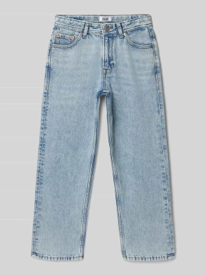 Jeansy o kroju straight fit w 5 kieszeni Model 'Chris' jack & jones