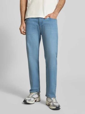 Jeansy o kroju straight fit z 5 kieszeniami model ‘Clark’ jack & jones