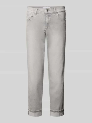 Jeansy o kroju straight fit z 5 kieszeniami model ‘Darlene’ Angels