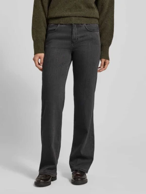 Jeansy o kroju straight fit z 5 kieszeniami model ‘Lara’ Angels