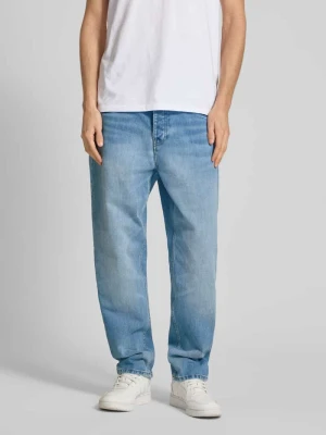 Jeansy o kroju straight fit z 5 kieszeniami model ‘NEWEL’ Carhartt Work In Progress