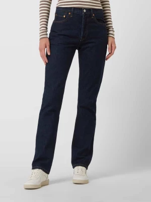 Jeansy o kroju straight fit z bawełny model ‘501’ Levi's® 300