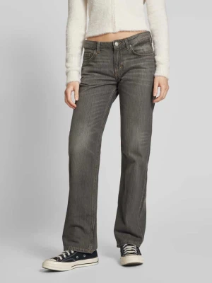 Jeansy o kroju straight fit z czystej bawełny model ‘Arrow’ Weekday