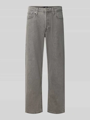 Jeansy o kroju straight fit z czystej bawełny model 'Eddie' Jack&Jones Średnioszary