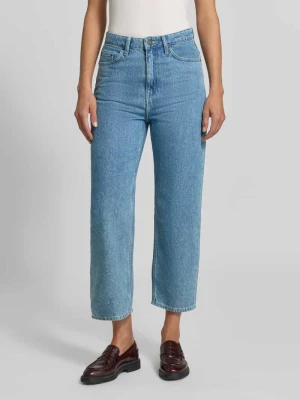 Jeansy o kroju straight fit z czystej bawełny model 'Joybird' American Vintage Niebieski