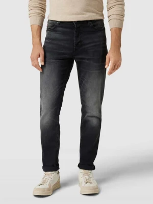 Jeansy o kroju straight fit z dodatkiem streczu model ‘HUGO 634’