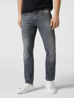 Jeansy o kroju straight fit z dodatkiem streczu model ‘John’ BALDESSARINI