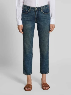 Jeansy o kroju straight fit z efektem znoszenia Lauren Ralph Lauren