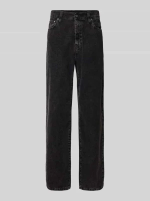 Jeansy o kroju straight fit z imitacji sztruksu model ‘Aaron’ Carhartt Work In Progress