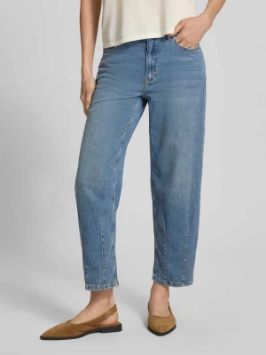 Jeansy o kroju straight fit z krótszym fason/krój: model 'Melly' OPUS PANTS